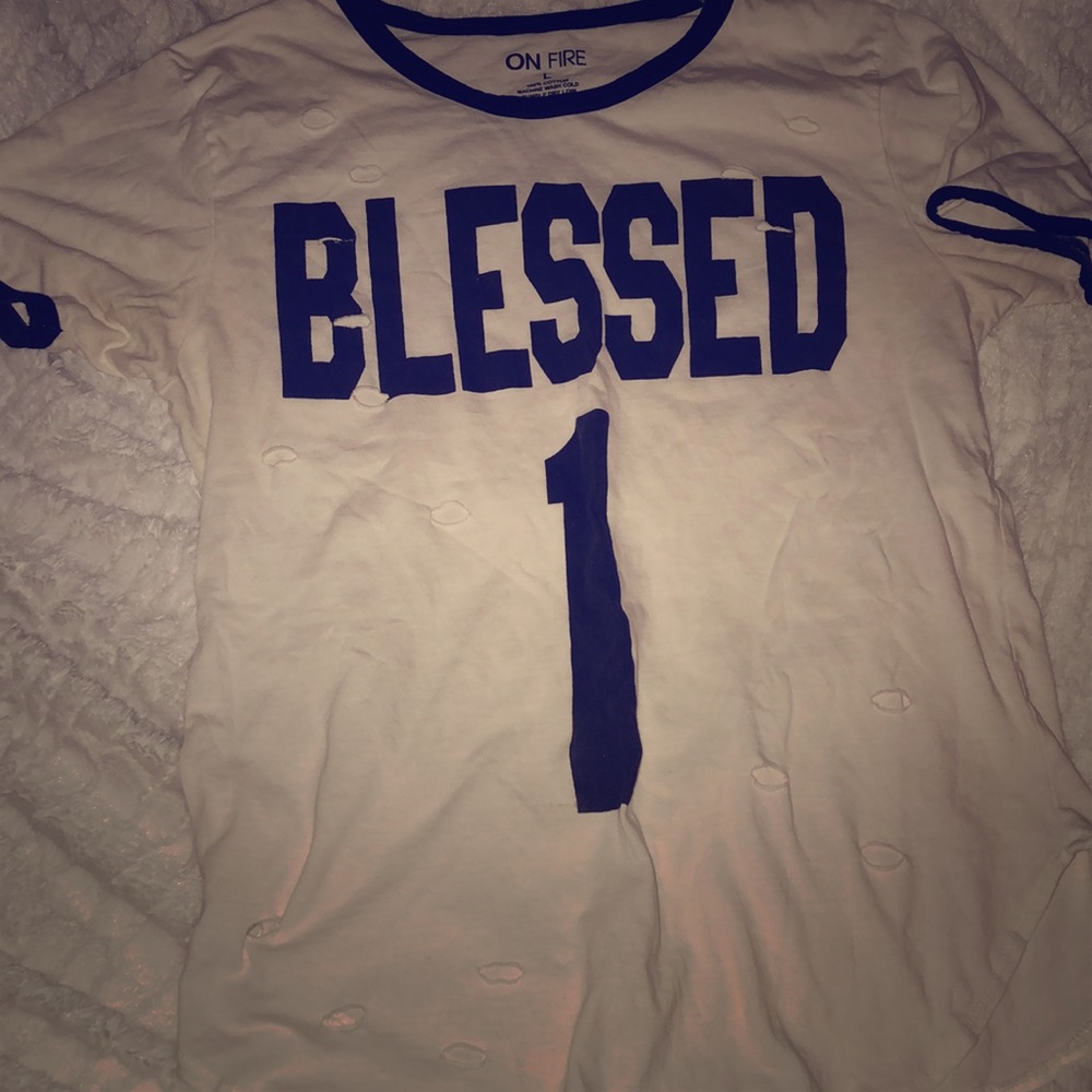 Blessed 1 Distressed Tee